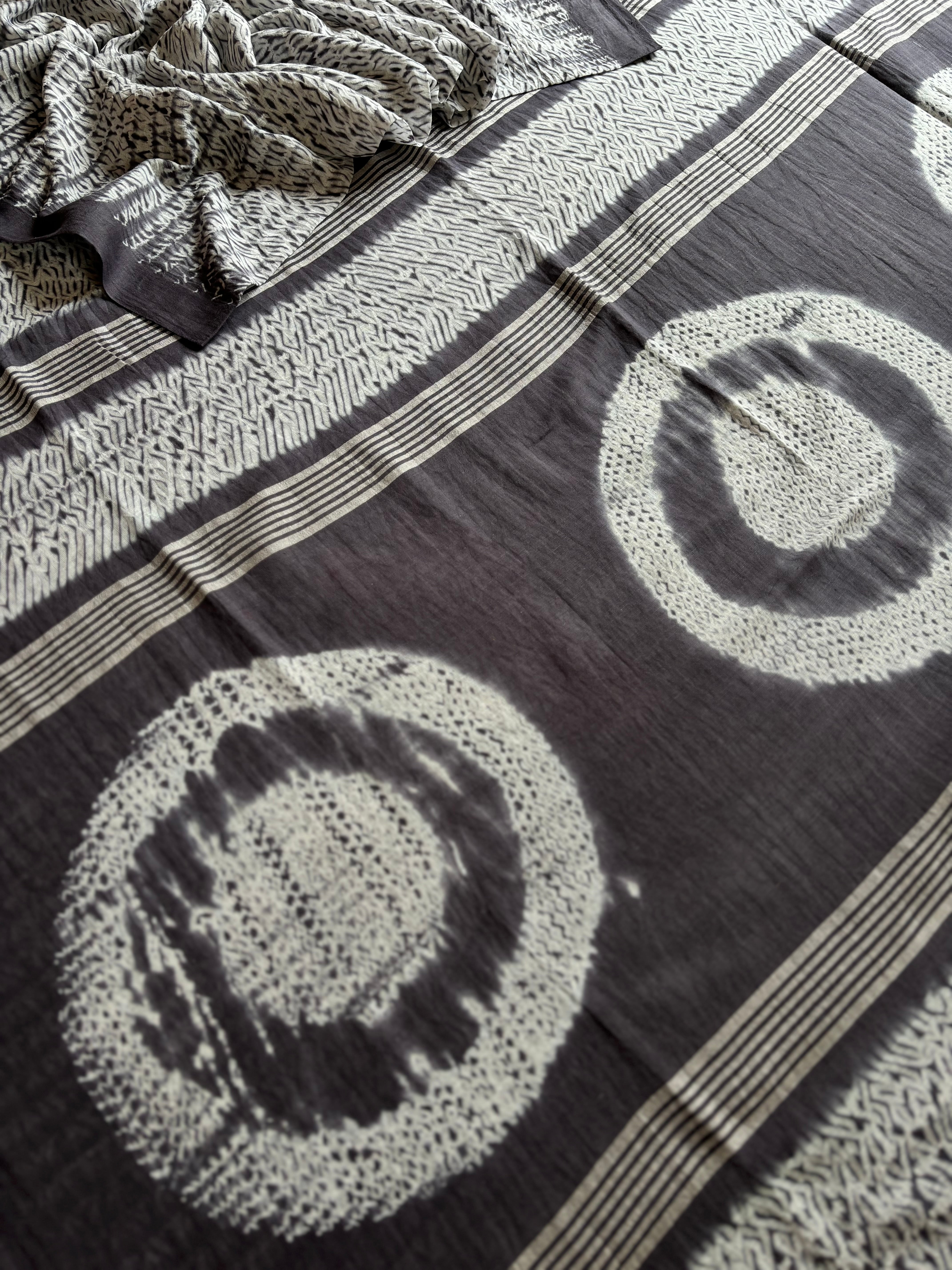 Pure Cotton Shivori Work Phulia Cotton Saree