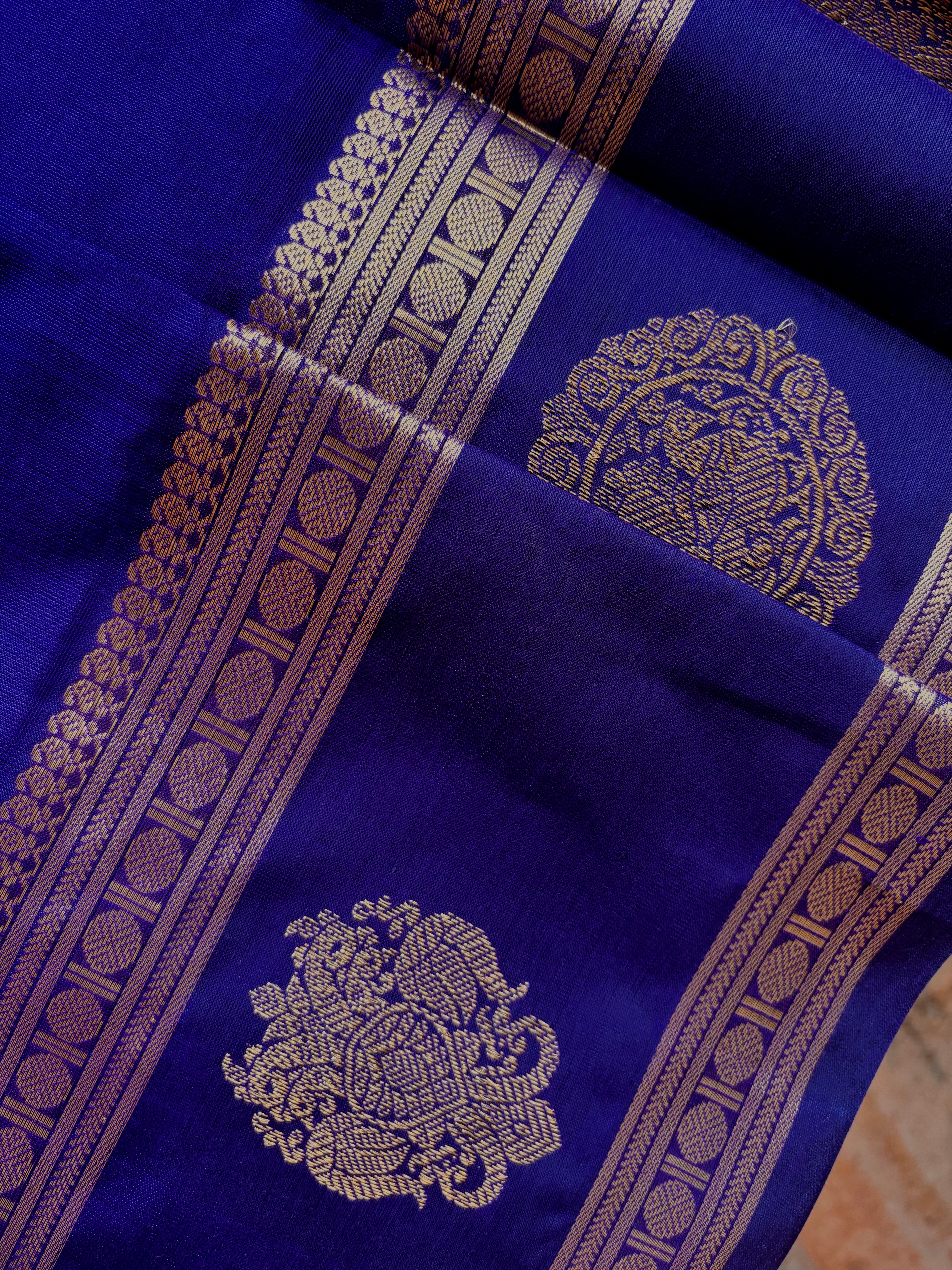 Handwoven Pure Silk Cotton Kanchipuram Saree