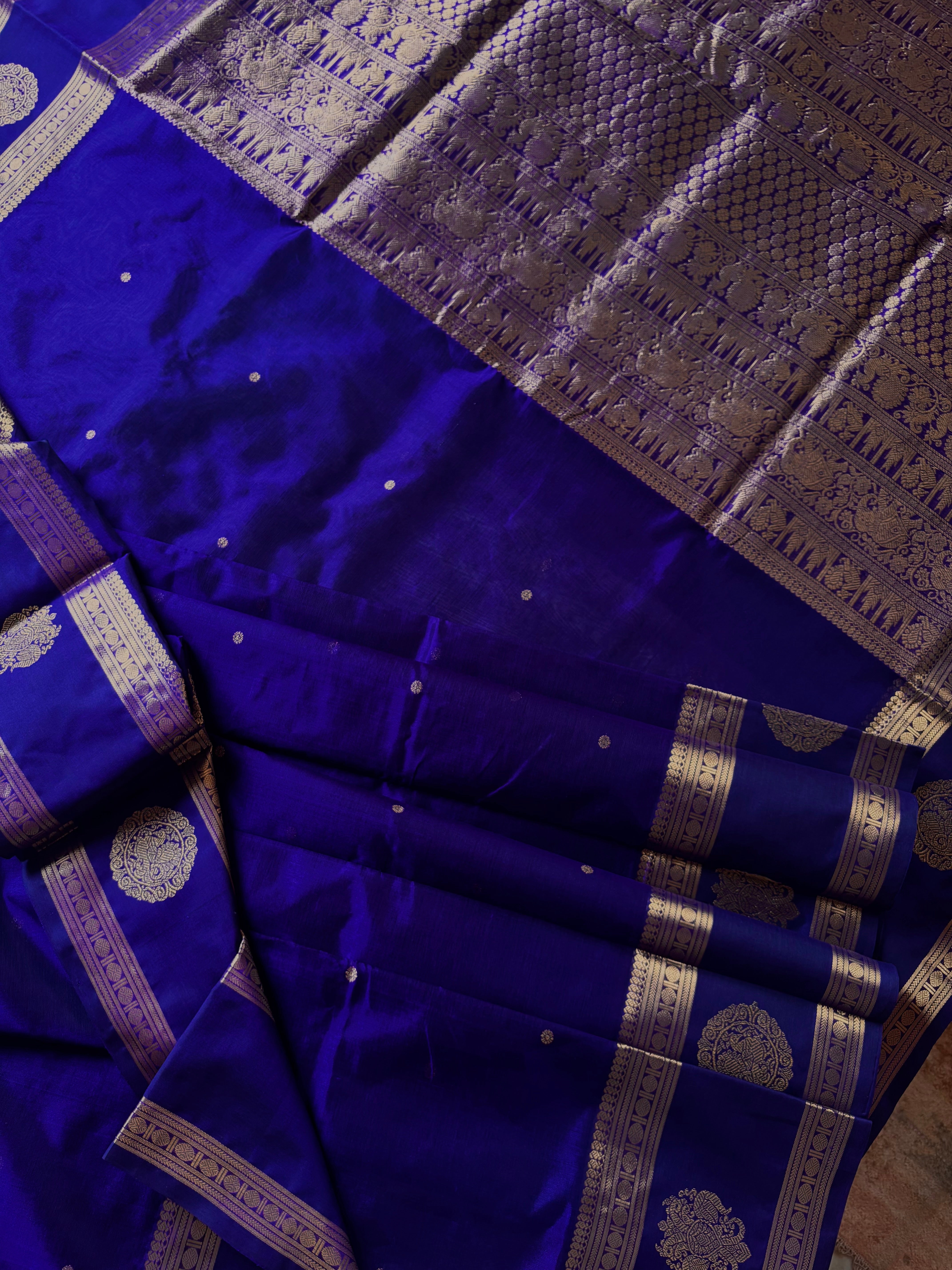 Handwoven Pure Silk Cotton Kanchipuram Saree
