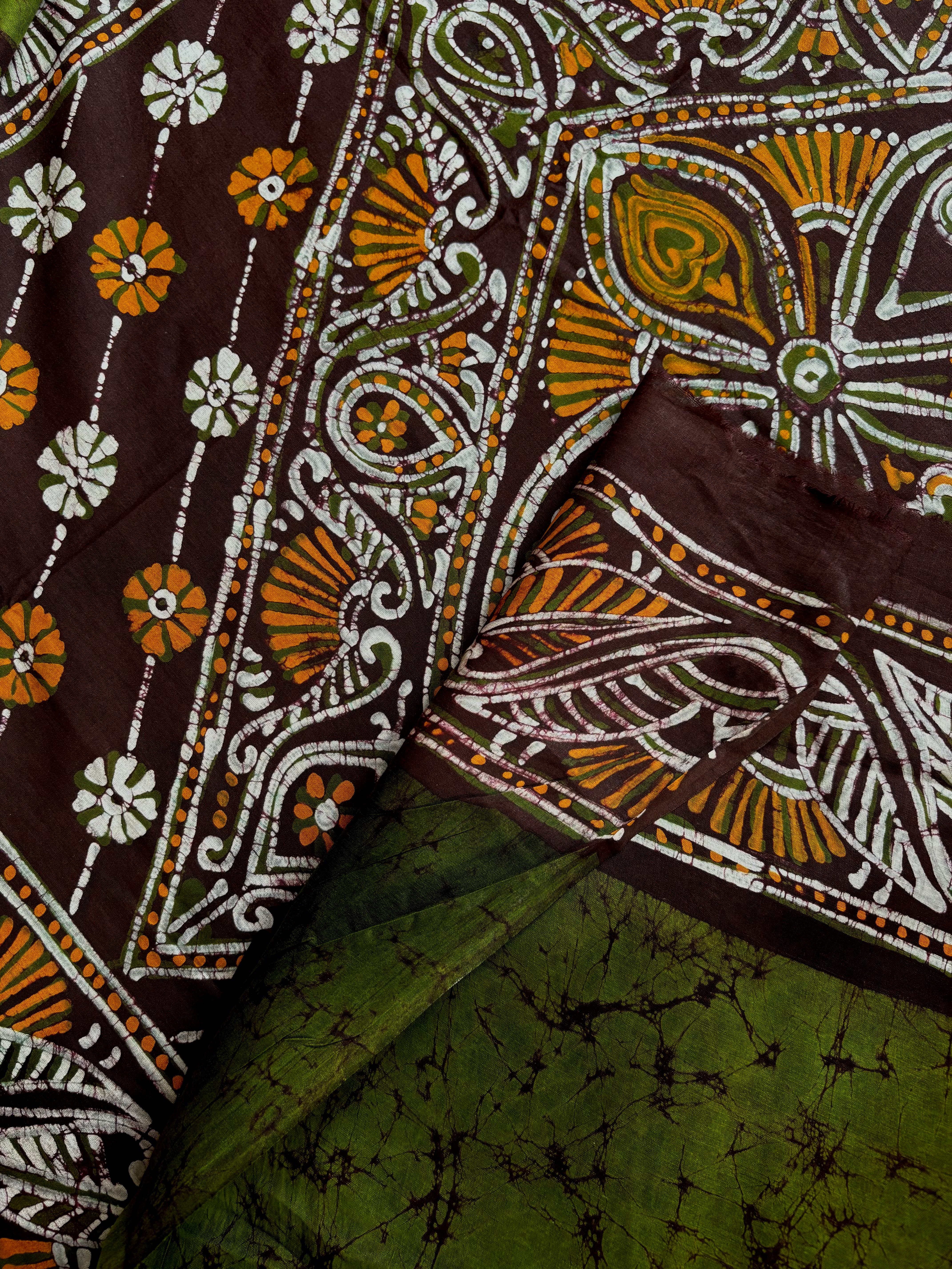 Hand Batik Mul Cotton Saree
