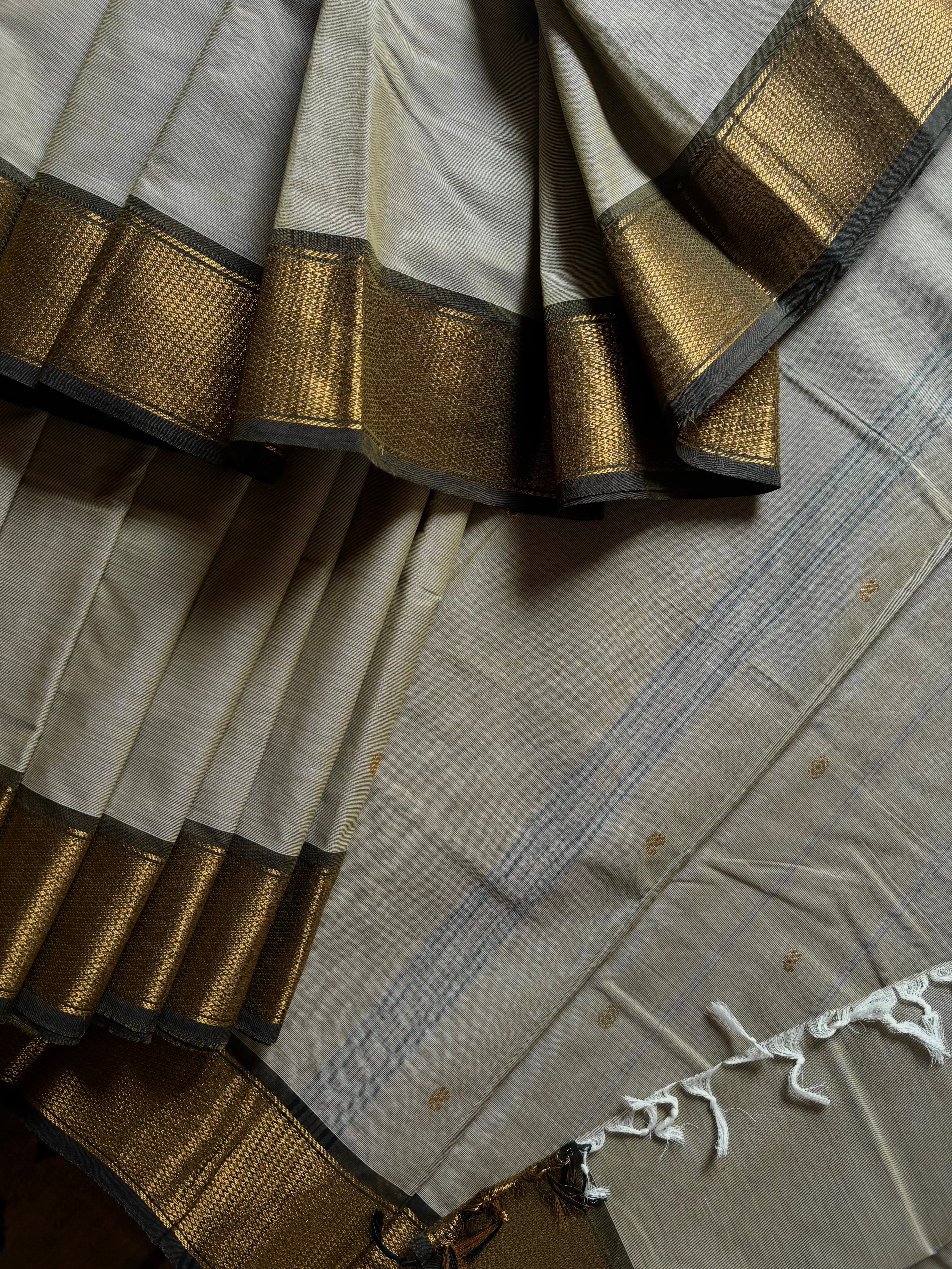 Light Mint Green Colour Kanchipuram Cotton Saree