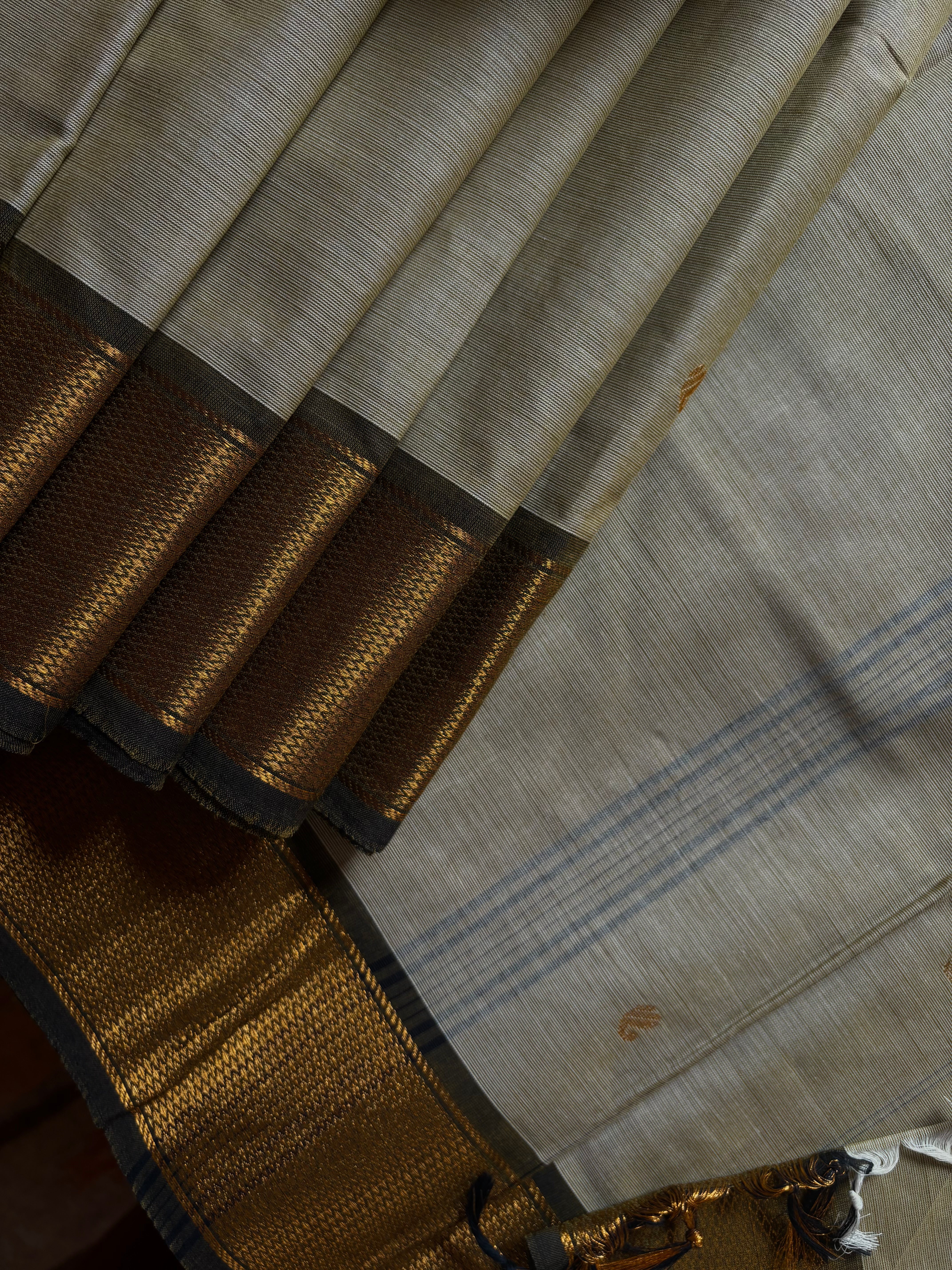 Light Mint Green Colour Kanchipuram Cotton Saree